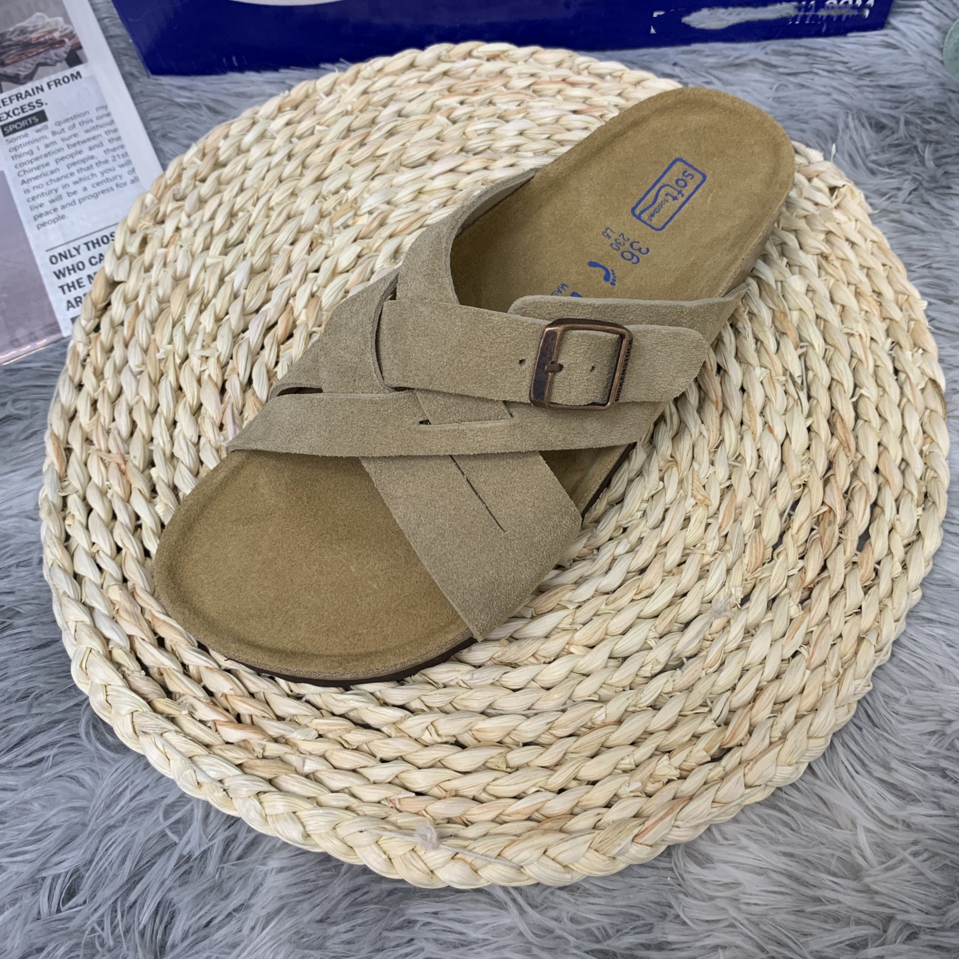 Birkenstock Slippers Retro Thick-soled Outdoor Shoes For Men And Women 2024 Summer New Birkenstock Slippers Fashionable And Casual