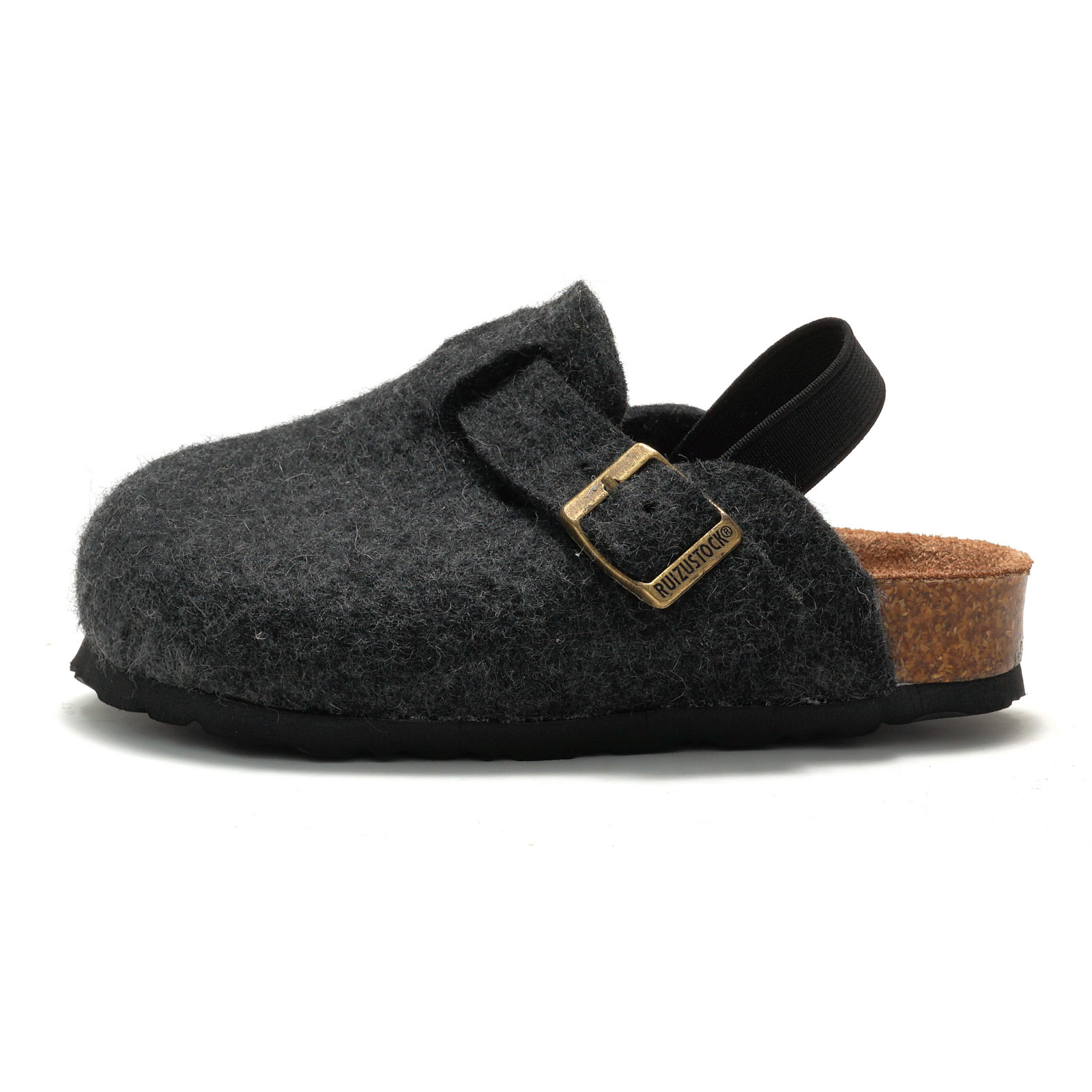 RUIZUSTOCK winter new products children's cork cotton shoes wool boys sandals plus velvet girls outdoor wool shoes